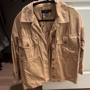 Forever 21 Light Brown Utility Jacket